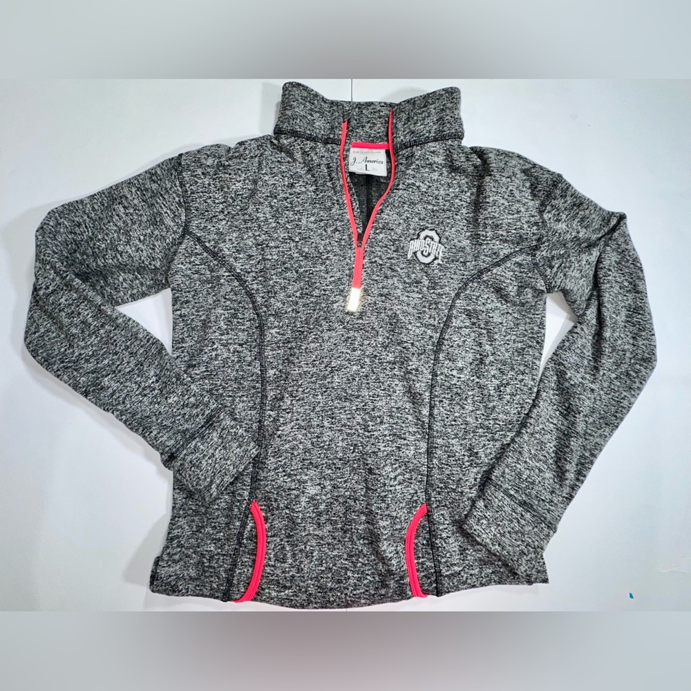 EUC‎ J. AMERICA Ohio State warm-up jacket. Size large.